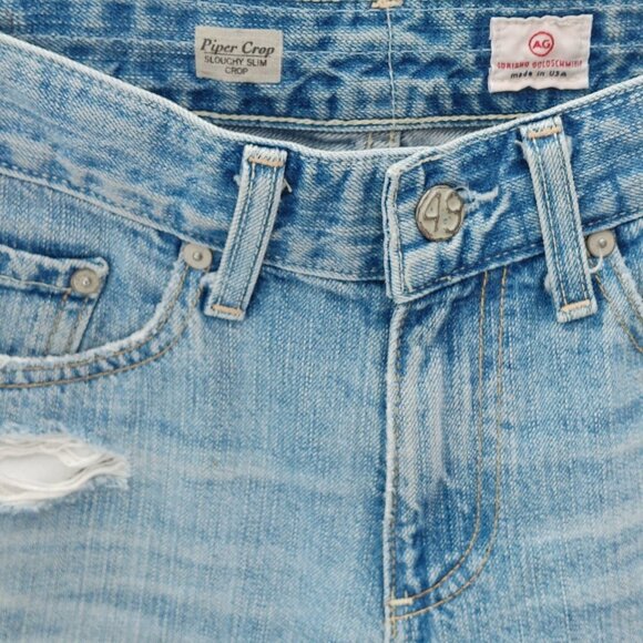 Attractive ADRIANO GOLDSCHMIED Piper Crop Slouchy Slim Crop Jean Women's 27R - Picture 2 of 11